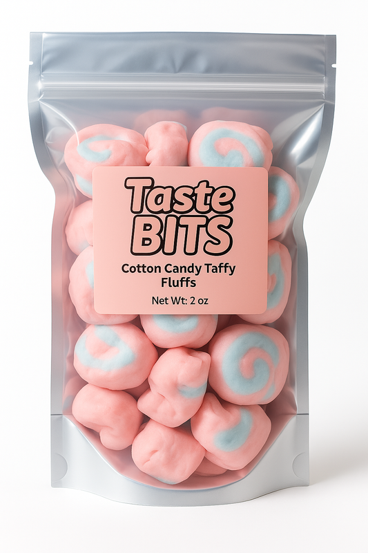 Cotton Candy Taffy Fluffs (Freeze Dried Candy)